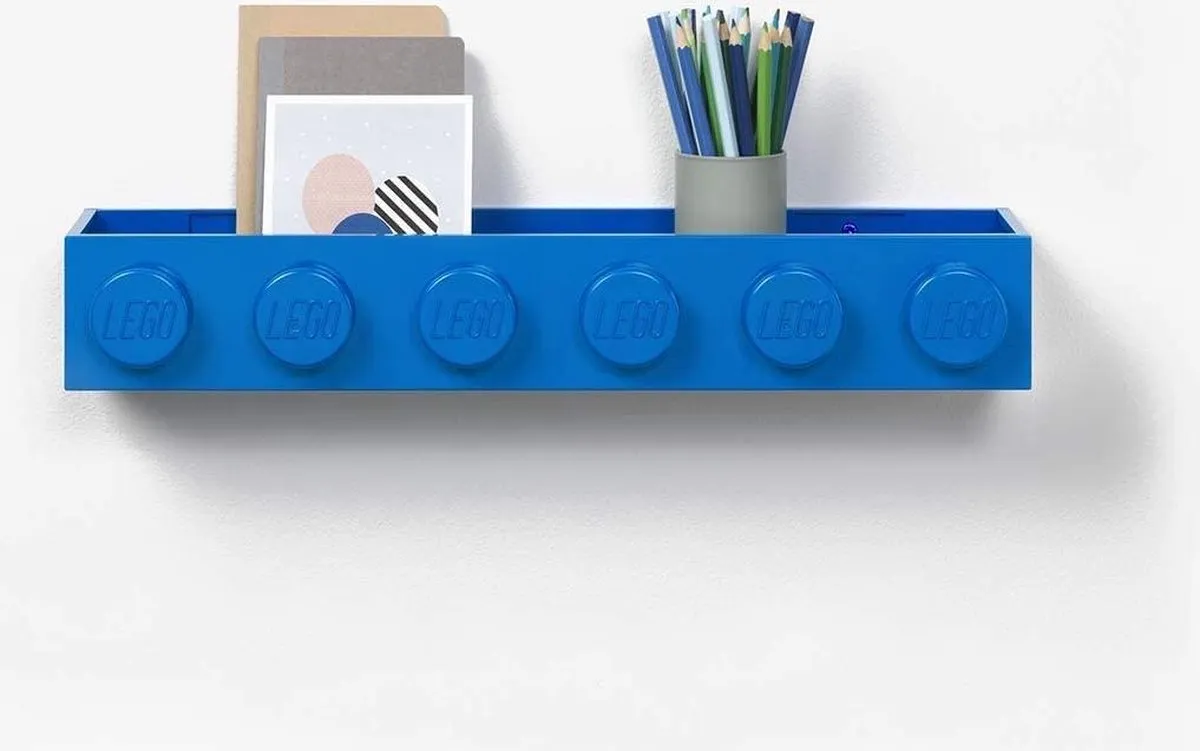 LEGO Iconic Boekenplank - Blauw