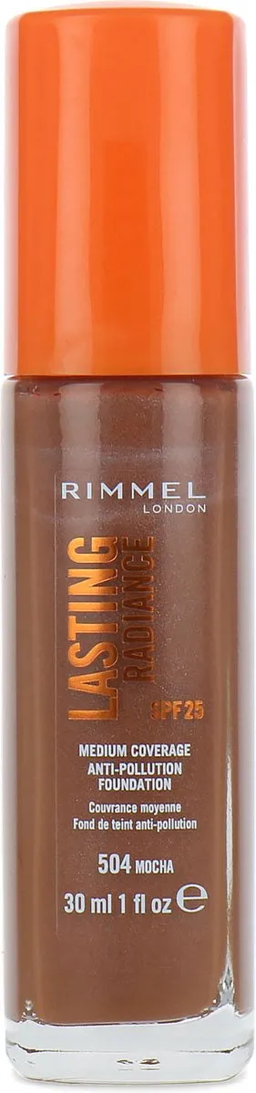 Rimmel London Lasting Radiance Foundation 504 Mocha