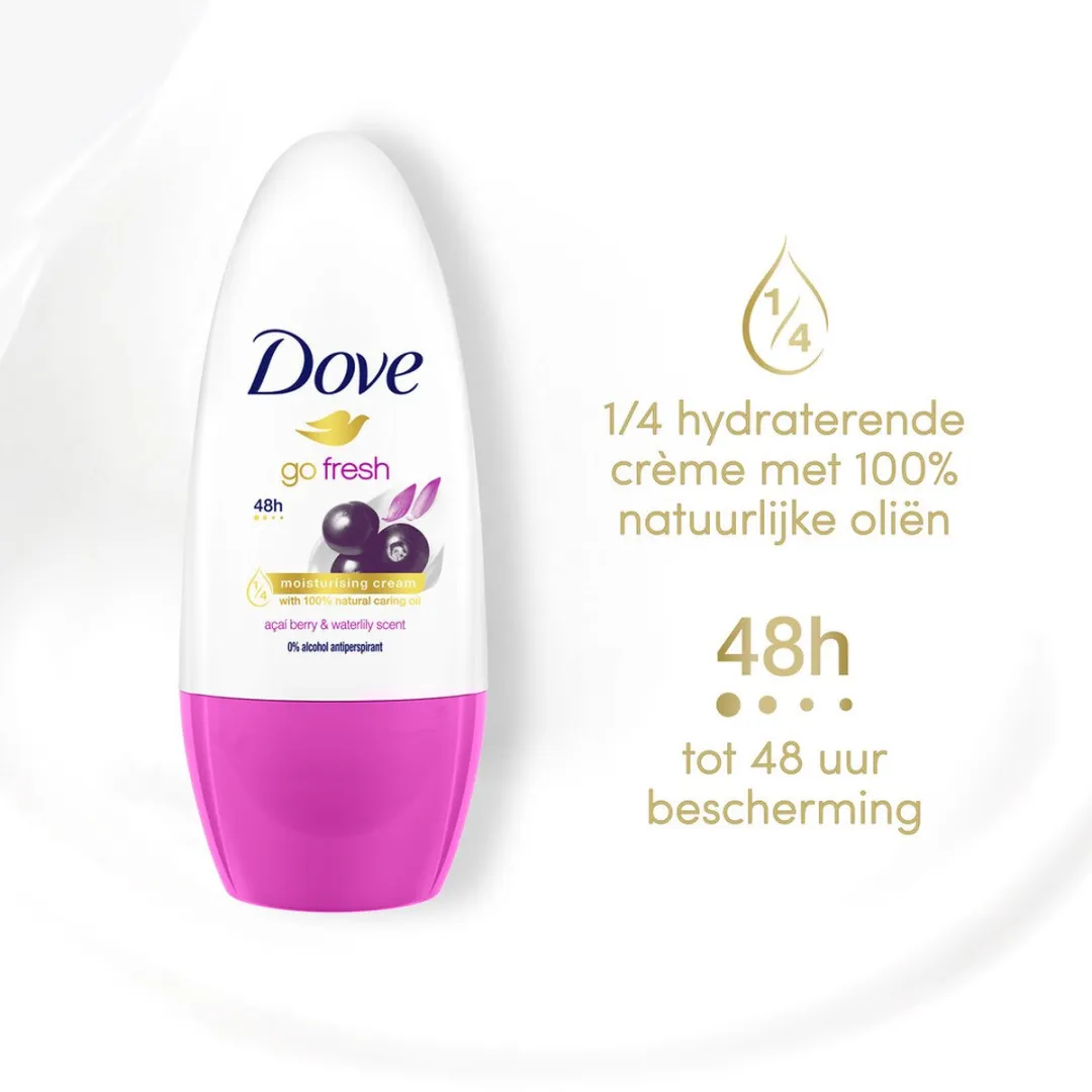 Dove Deodorant Roller Go Fresh Acai Berry & Waterlily 50ml