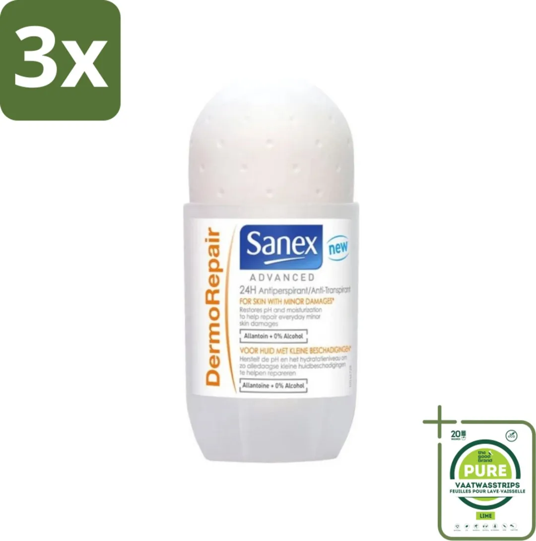 Sanex Advanced Dermo Repair Deodorant Roller 150ml