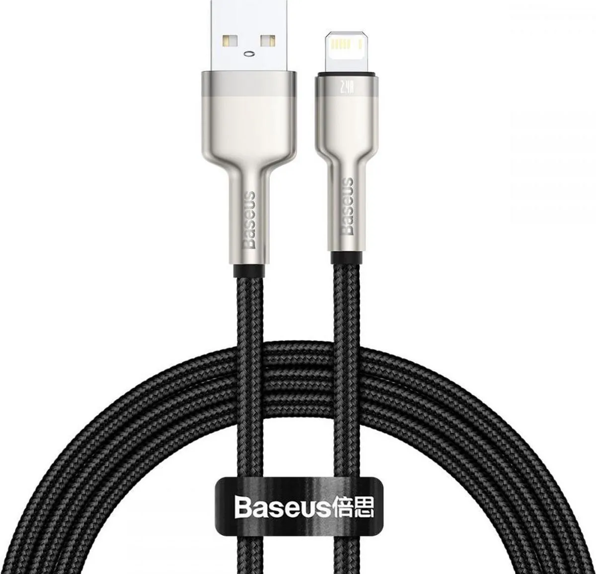 Baseus Cafule Metalen USB-A/Lightning Kabel 1m
