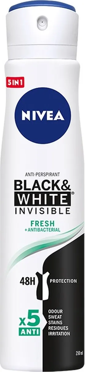 NIVEA Black&White Invisible Fresh Deo 250ml