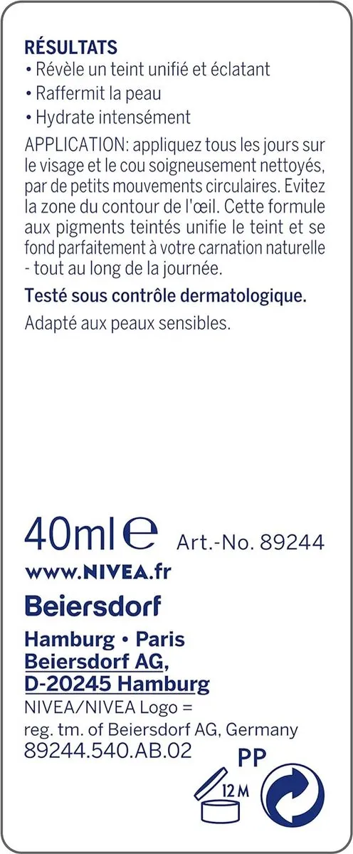 NIVEA Vital Soja Anti-Aging Light Tinted SPF 15 - 40ml