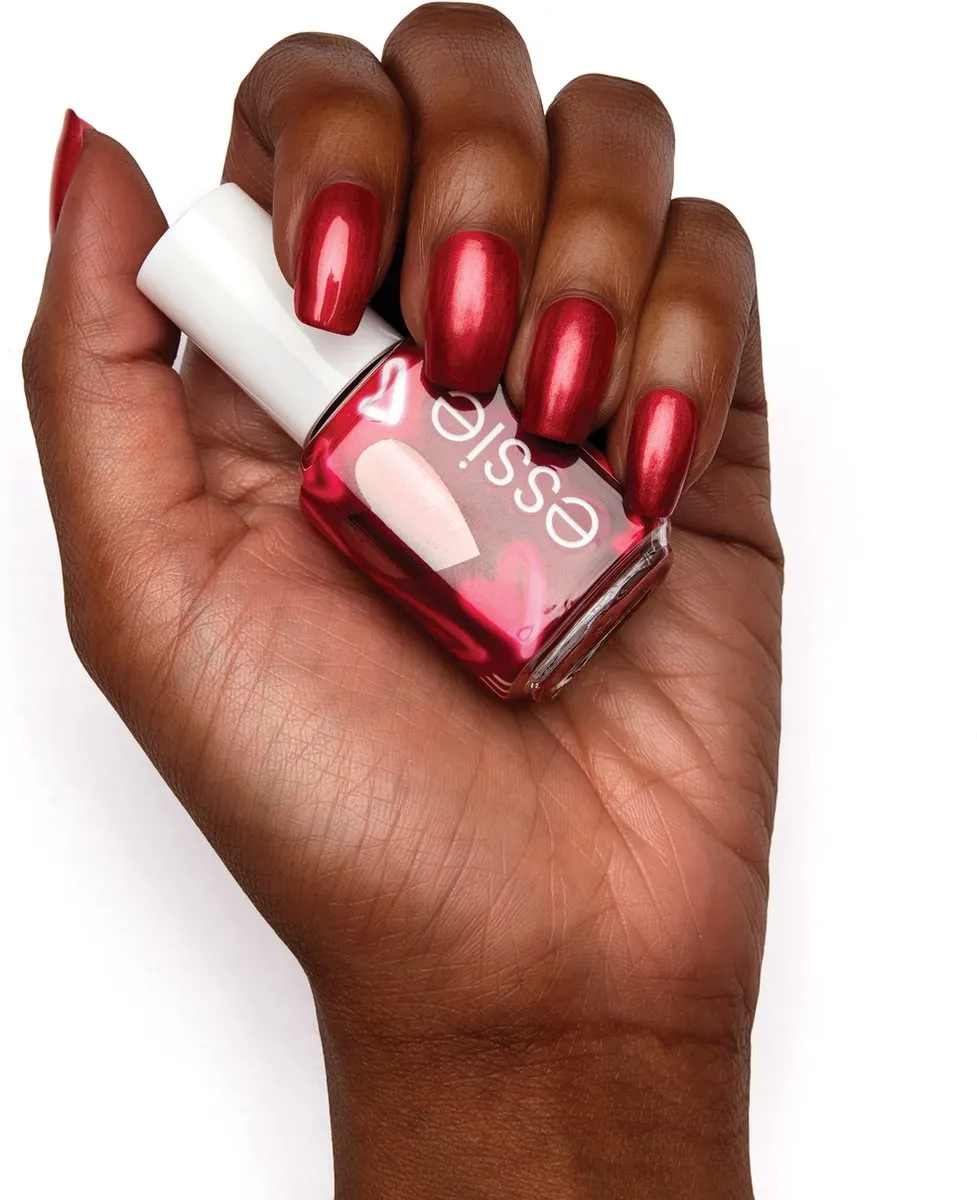 Essie 601 Essielove Nagellak - Rood Parelmoer 13,5ml - afbeelding 6 van 6