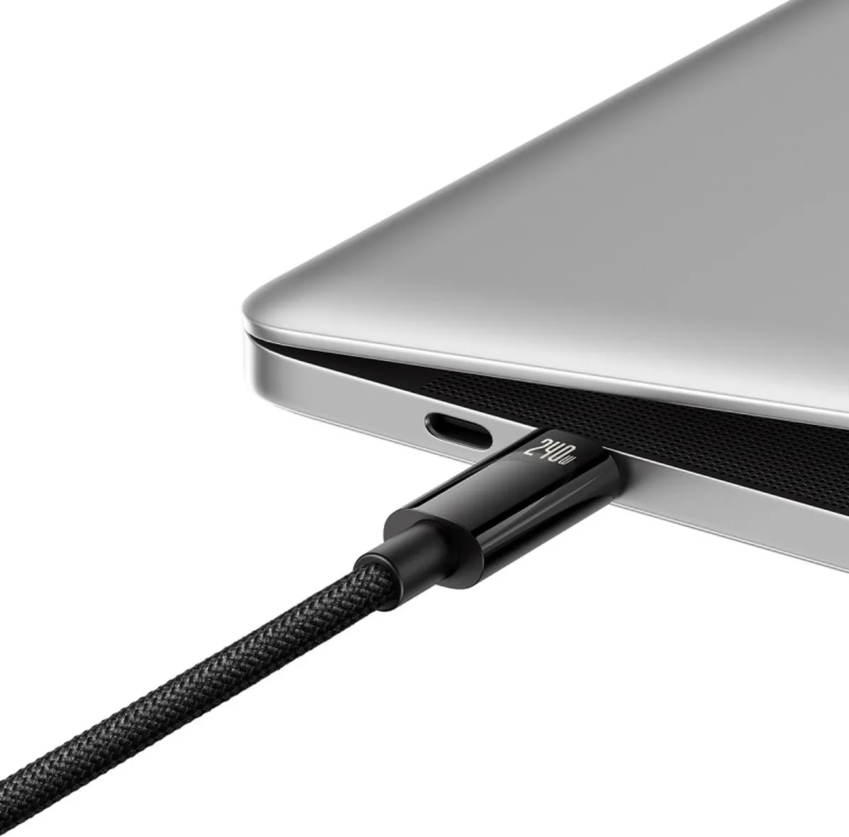 Baseus Wolfraam USB-C Kabel 240W 2m - Zwart