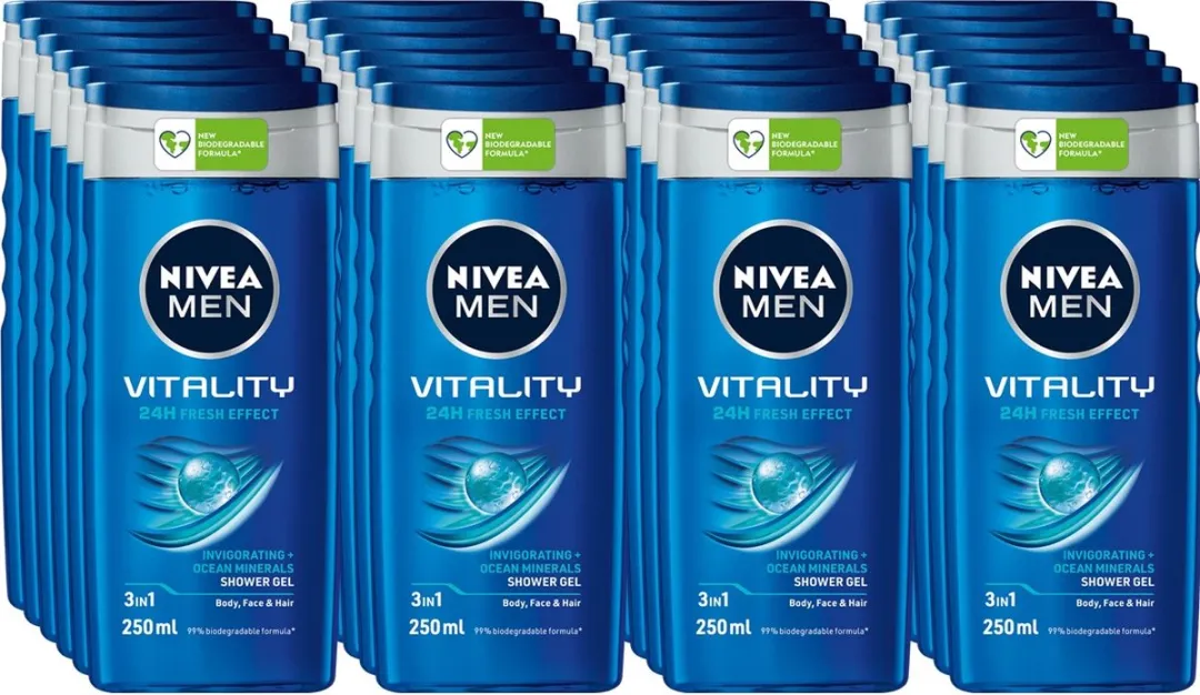 NIVEA For Men Vitality Fresh Douchegel 250ml