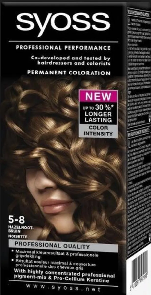 SYOSS Color Baseline 5-8 Hazelnootbruin Haarverf 115ml