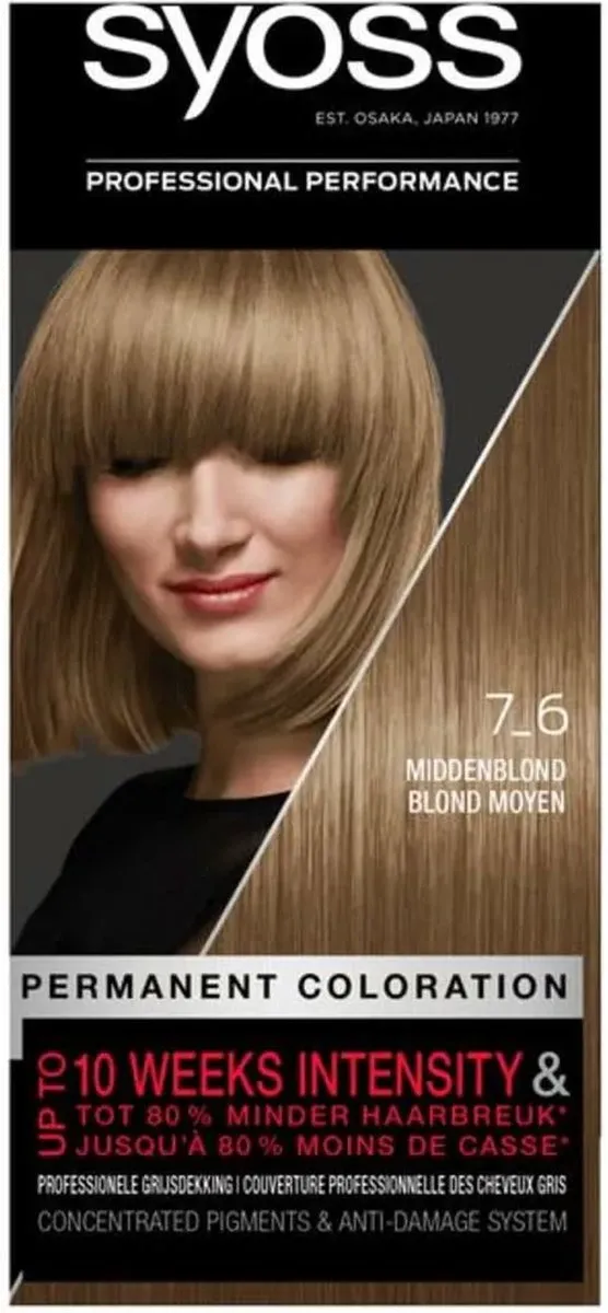 SYOSS Color Baseline 7-6 Middenblond Haarverf 115ml