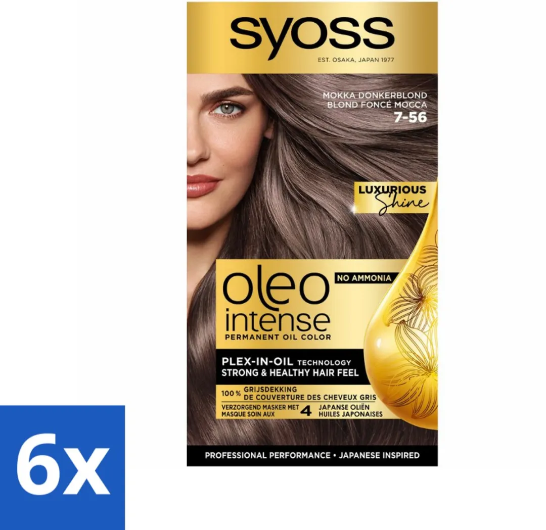 SYOSS Oleo Intense 7-56 Mokka Donkerblond Haarverf