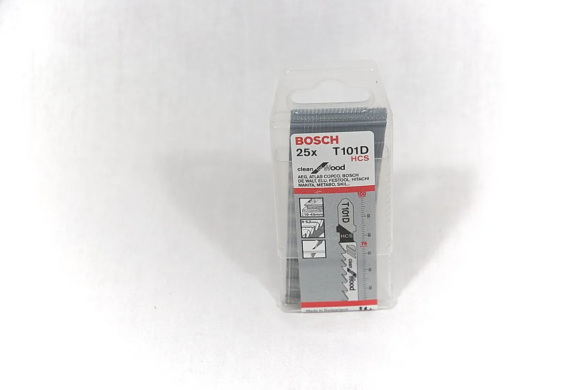 Bosch T 101 D Clean Decoupeerzaagbladen - 25 Stuks