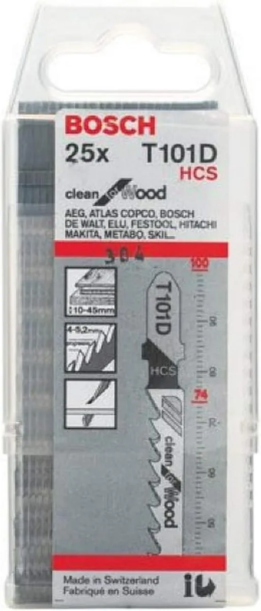 Bosch T 101 D Clean Decoupeerzaagbladen