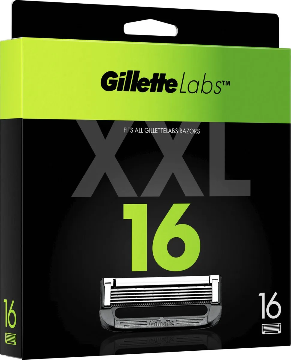 Gillette Scheermes Voor GilletteLabs 16 Stuks - 5 Bladen - Zwart - afbeelding 6 van 6