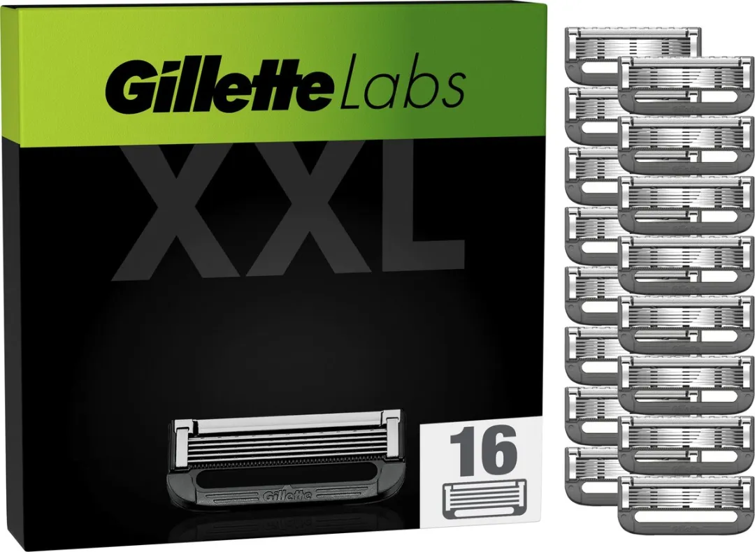 Gillette Scheermes Voor GilletteLabs 16 Stuks - 5 Bladen - Zwart