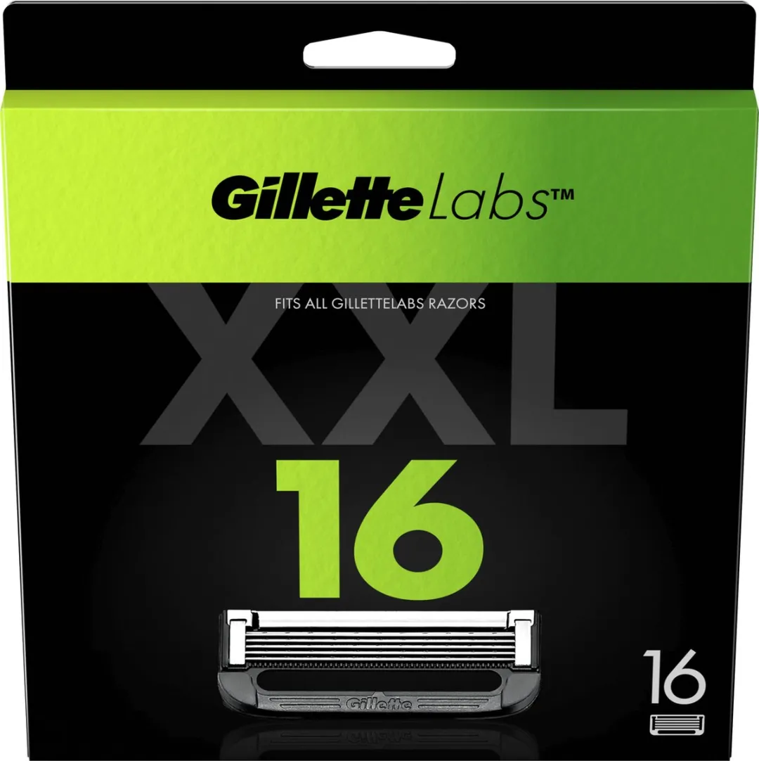 Gillette Scheermes Voor GilletteLabs 16 Stuks - 5 Bladen - Zwart