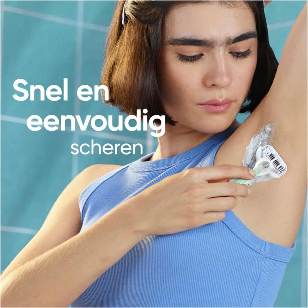 Gillette Venus Smooth Sensitive Scheersysteem 5 Bladen - Lichtgroen