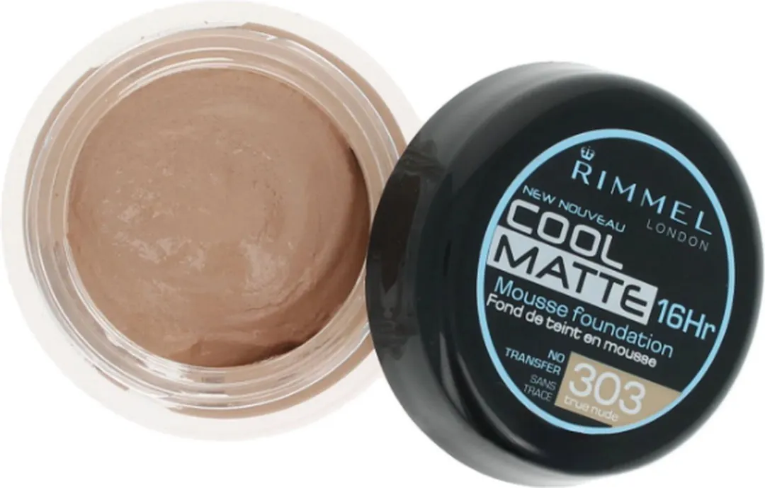 Rimmel London Cool Matte Mousse Foundation 303 True Nude