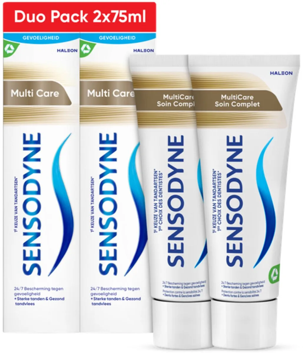 Sensodyne Multi Care Tandpasta Duopack 2x75ml - 4 Stuks