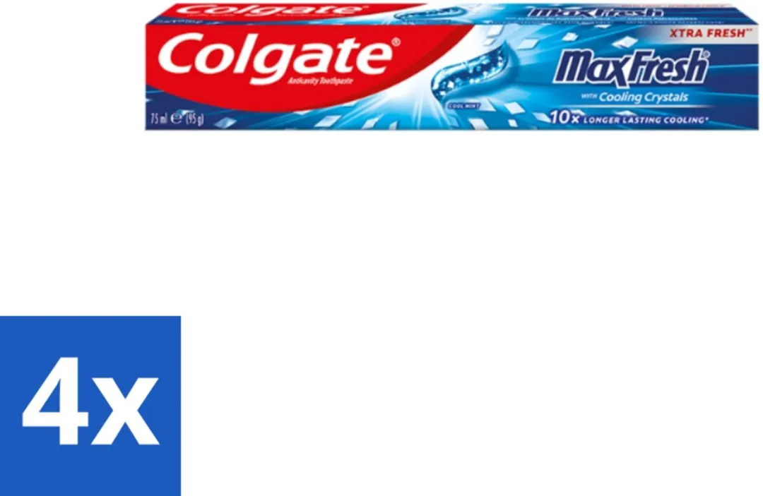 Colgate Maxfresh Coolmint Tandpasta 100ml - 4 Stuks