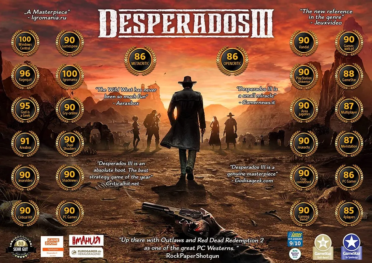 Plaion Desperados 3 Standard Edition - PS4