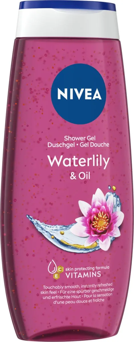 NIVEA Waterlily & Oil Douchegel 250ml - 4 Stuks