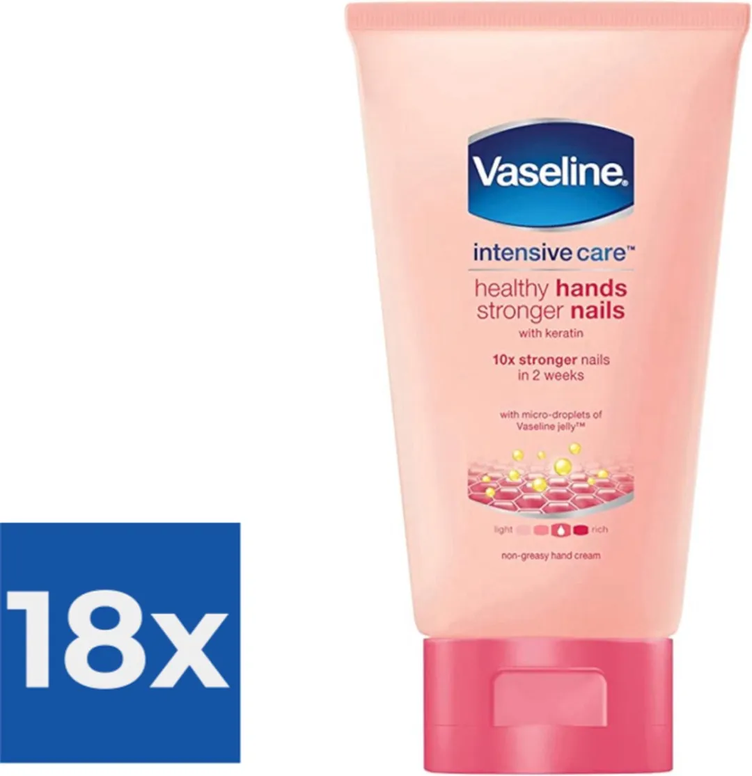 Vaseline Handcreme Healthy Hands & Stronger Nails 75ml
