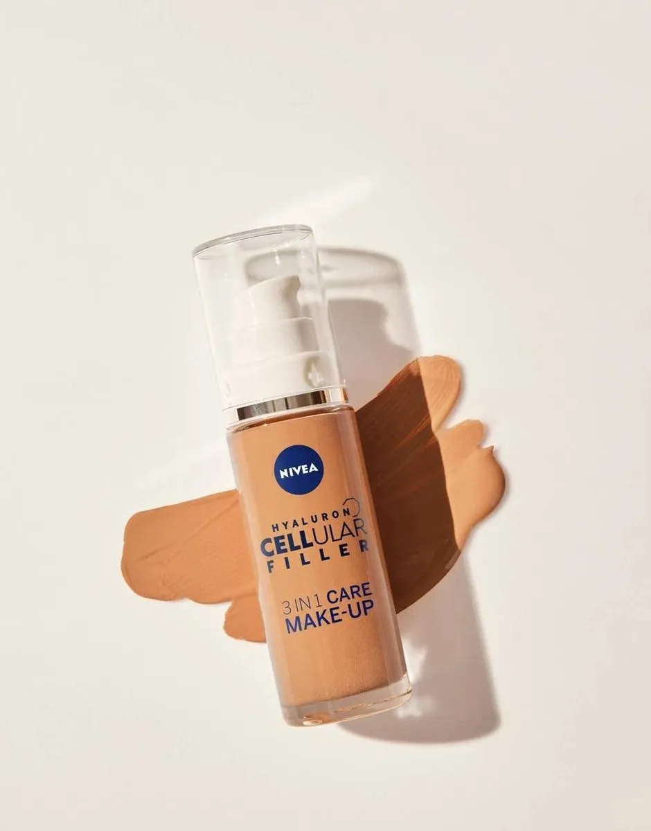 NIVEA Hyaluron Cellular Filler 3-in-1 Make-up 30ml - Donker