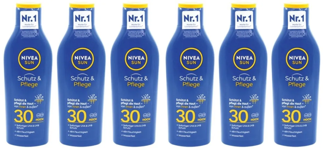 NIVEA SUN Zonnebrandmelk SPF 30 - 6 Stuks (6x250ml)