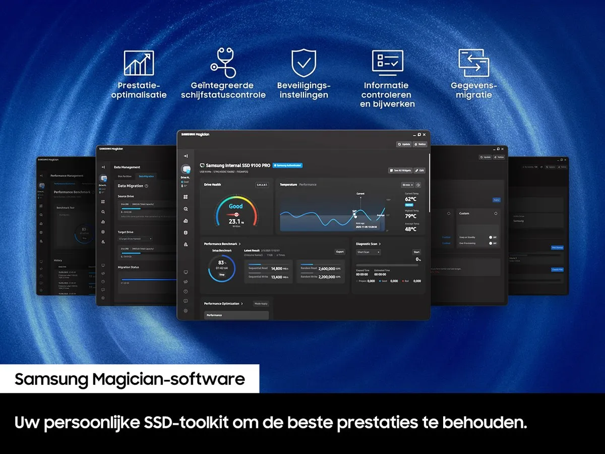 Samsung 870 EVO MZ-77E8T0B/EU SSD - 8TB - afbeelding 6 van 6