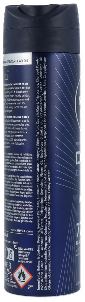NIVEA MEN Deep Deodorant Spray 150ml