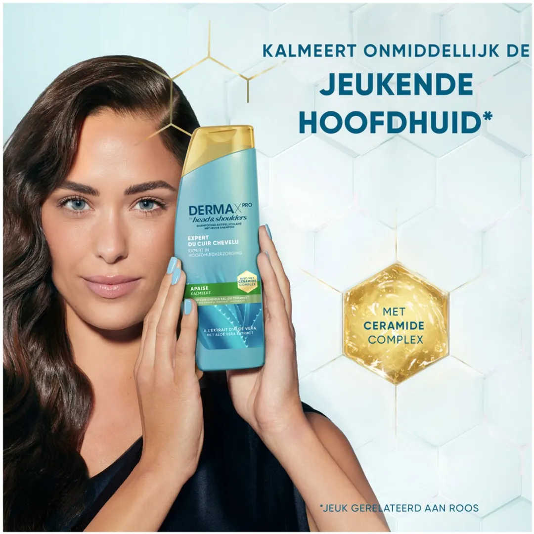 Head & Shoulders DermaXPro Kalmerende Anti-roos Shampoo - 6x250ml