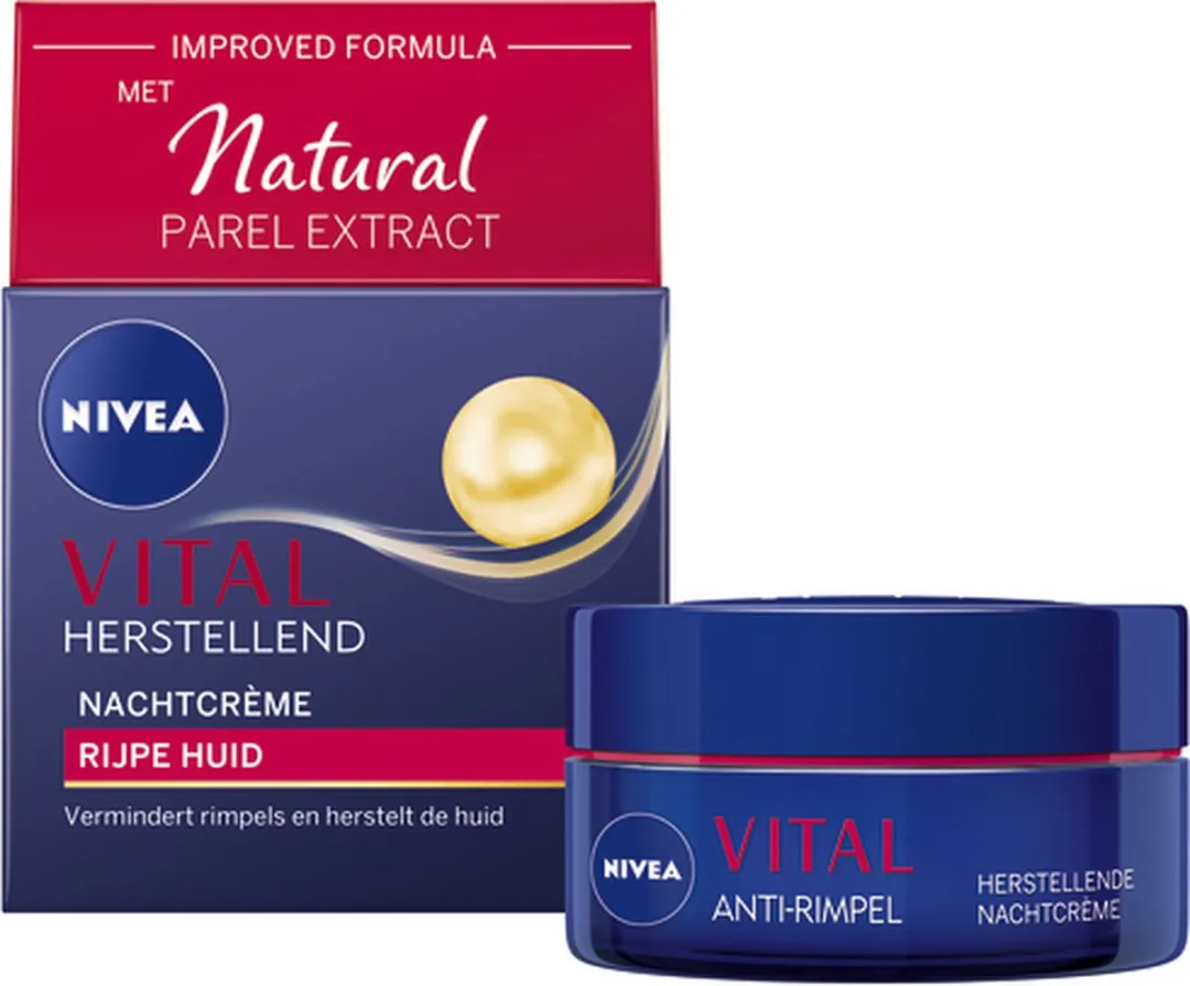 NIVEA Vital Anti-Rimpel Nachtcrème 50ml