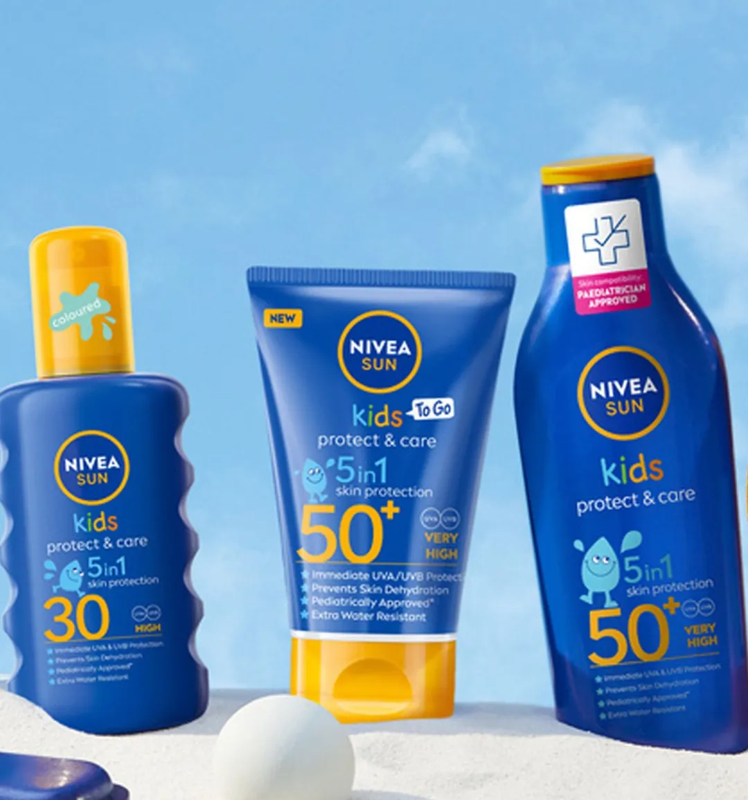 NIVEA SUN Kids Protect & Hydrate Pocket Zonnebrandmelk SPF 50+ 50ml