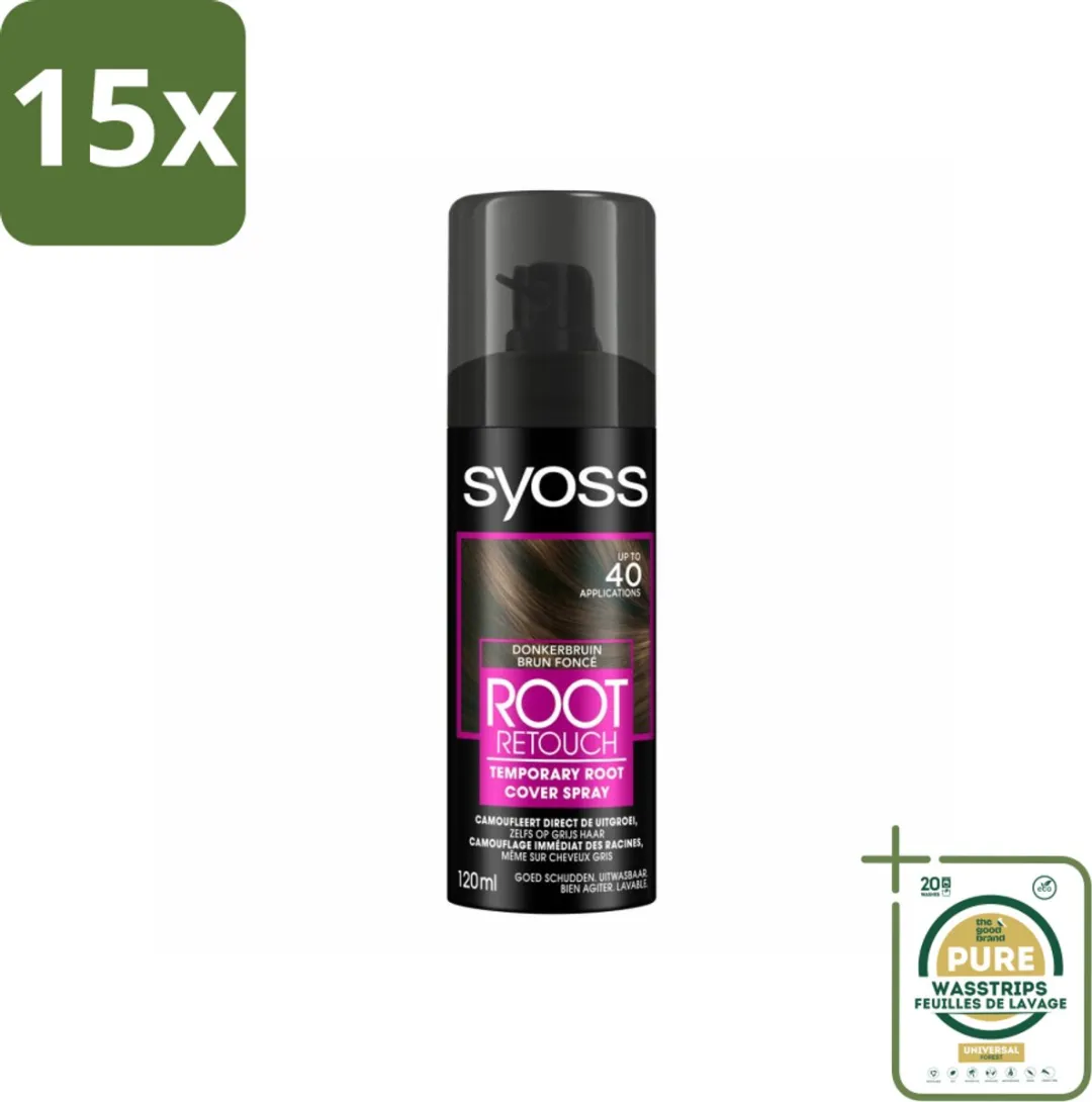 SYOSS Uitgroeispray Donkerbruin 1725ml