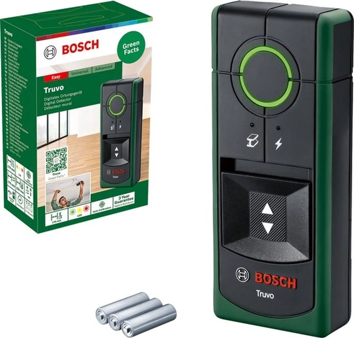 Bosch Truvo Leidingzoeker - Inclusief 3x AAA Batterijen