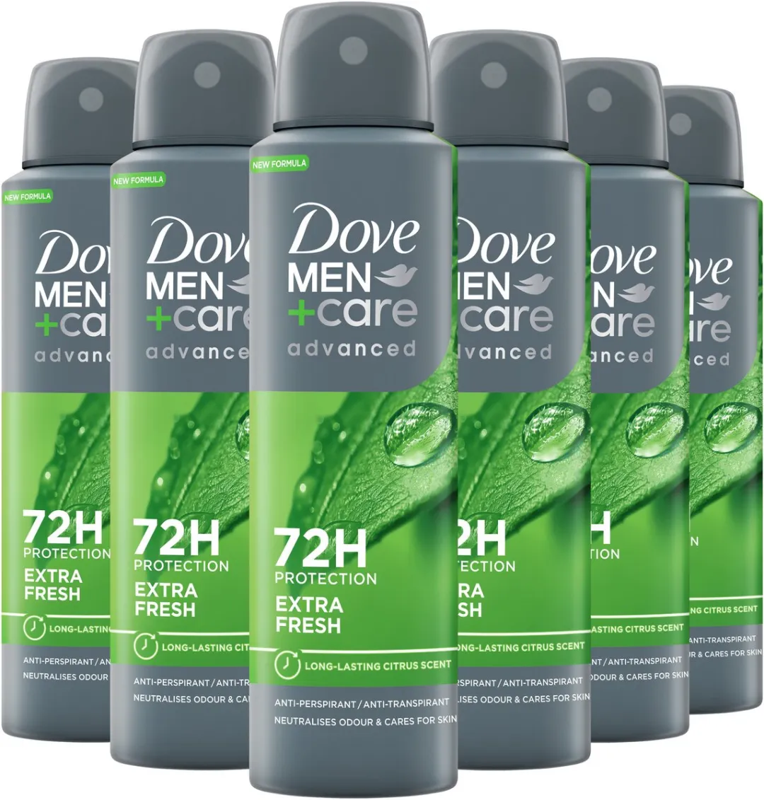 Dove Men+Care Anti-Transpirant Spray Extra Fresh 6x150ml
