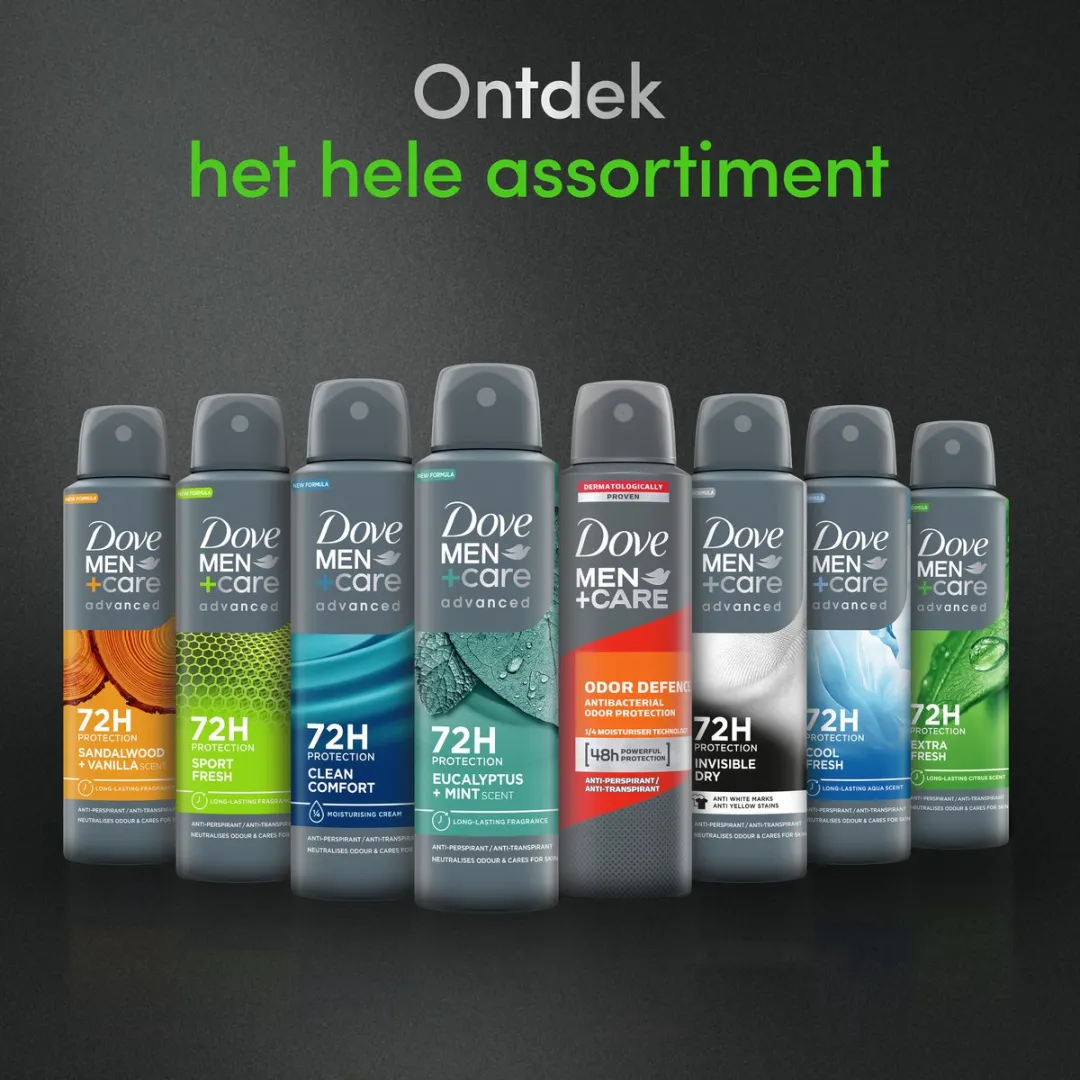 Dove Men+Care Anti-Transpirant Spray Extra Fresh 6x150ml