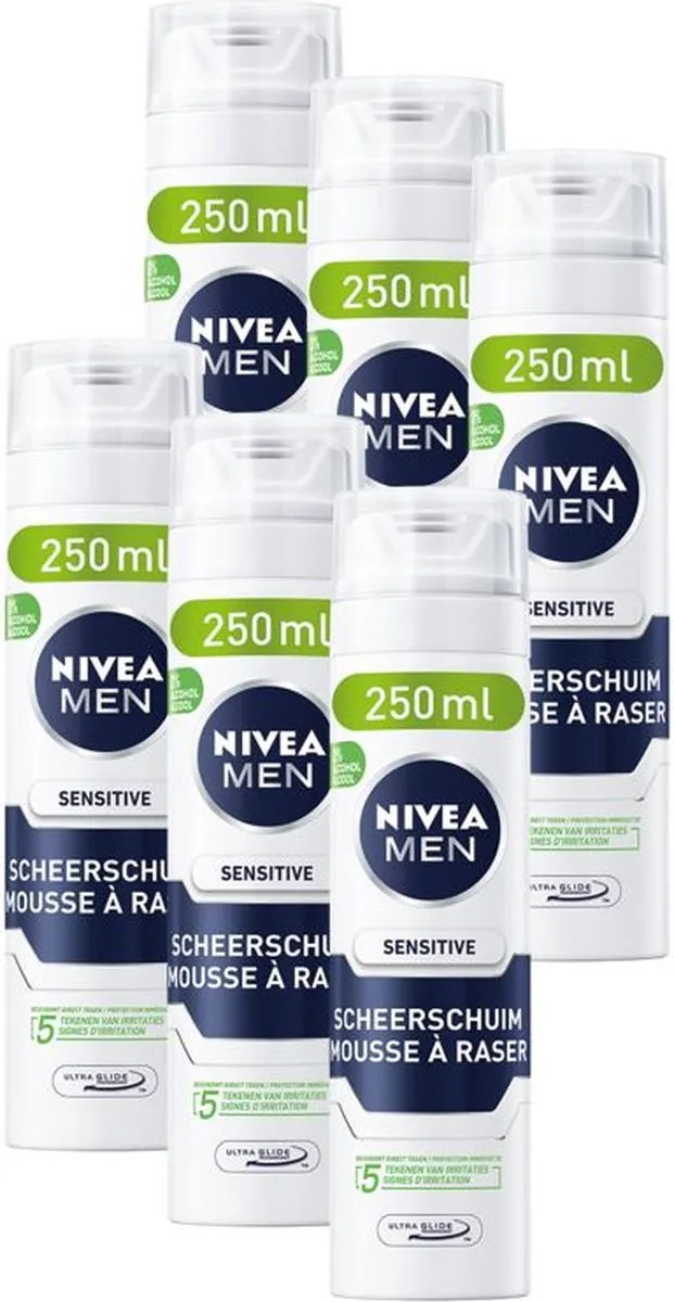 NIVEA MEN Sensitive Scheerschuim 250ml
