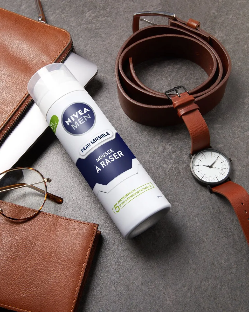 NIVEA MEN Sensitive Scheerschuim 250ml - 6 Stuks