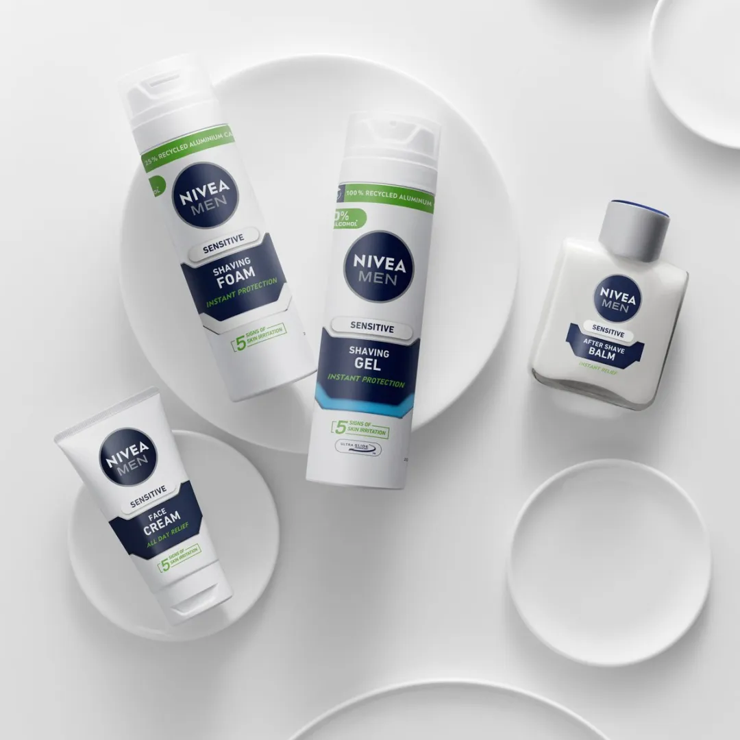 NIVEA MEN Sensitive Scheerschuim 250ml - 6 Stuks