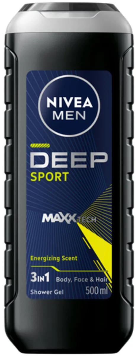 NIVEA MEN Deep Sport Douchegel 500ml - 10 Stuks