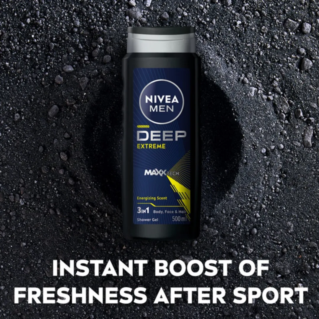 NIVEA MEN Deep Sport Douchegel 500ml - 10 Stuks