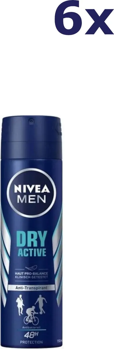 NIVEA Deospray For Men Dry Active 150ml