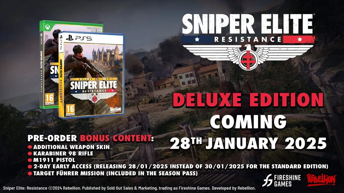 Plaion Sniper Elite Resistance Deluxe Edition PS5