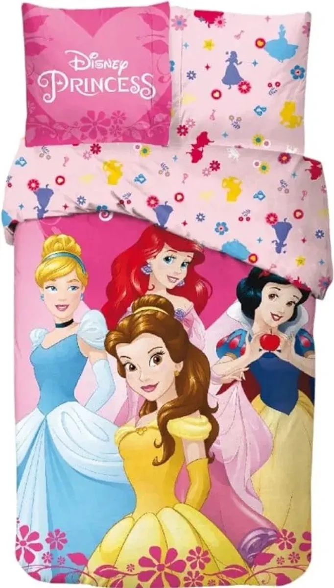 Disney Princess Dekbedovertrek 140x200cm Multicolor