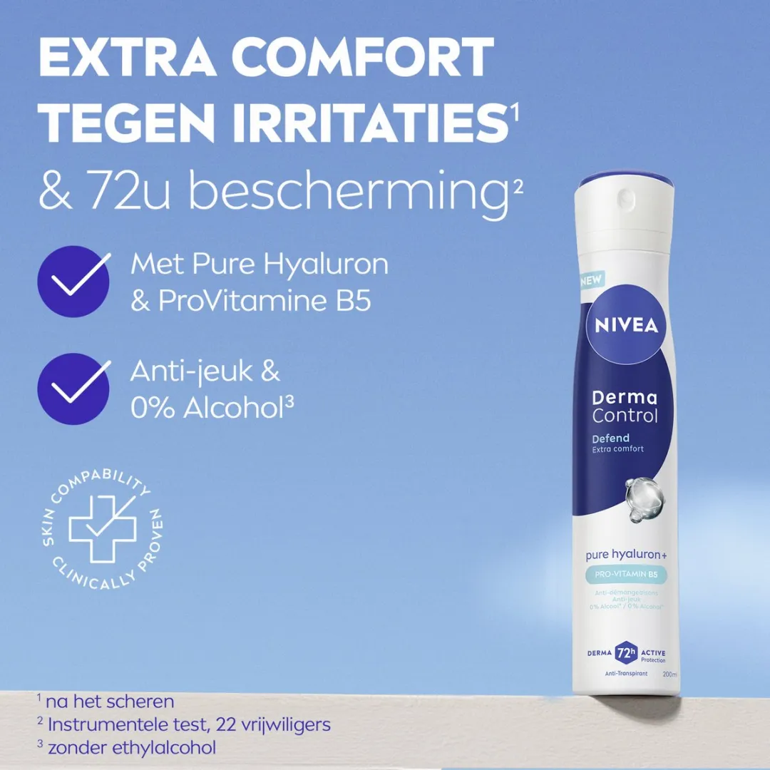NIVEA Derma Control Defend Deodorant Spray 150ml - 200ml