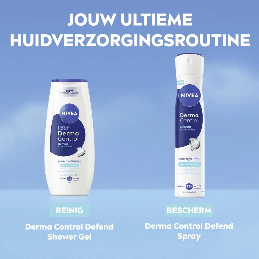 NIVEA Derma Control Defend Deodorant Spray 150ml - 200ml - afbeelding 6 van 6