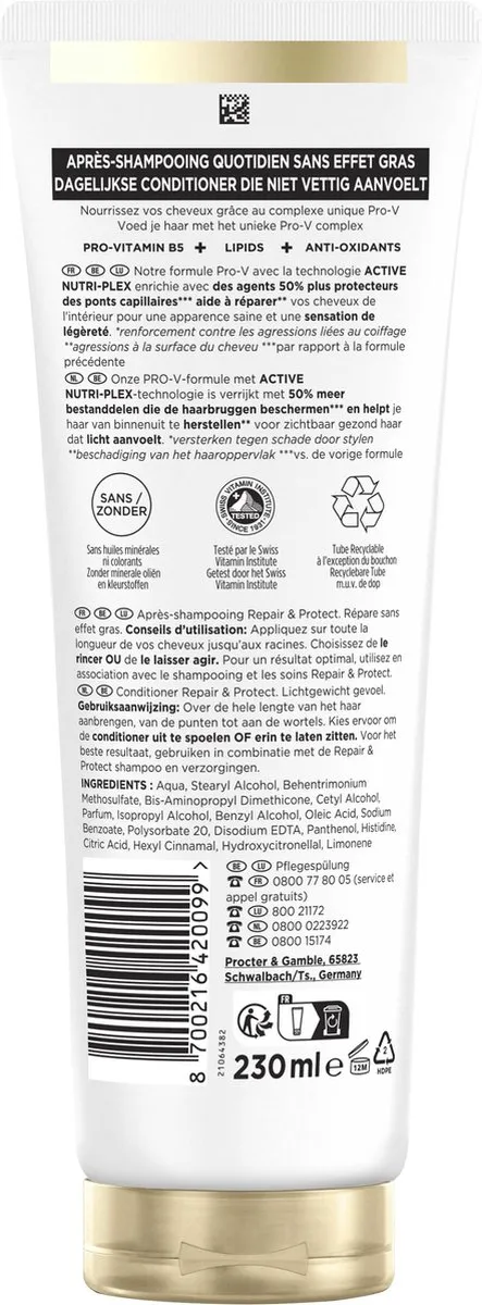 Pantene Pro-V Conditioner Repair & Protect 230ml - 6 Stuks