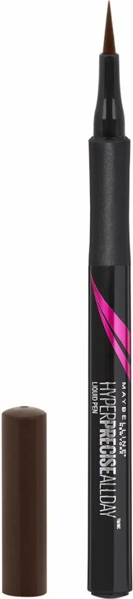 Maybelline Hyper Precise Liquid Eyeliner 001 Forest Brown - 3 Stuks - afbeelding 6 van 6
