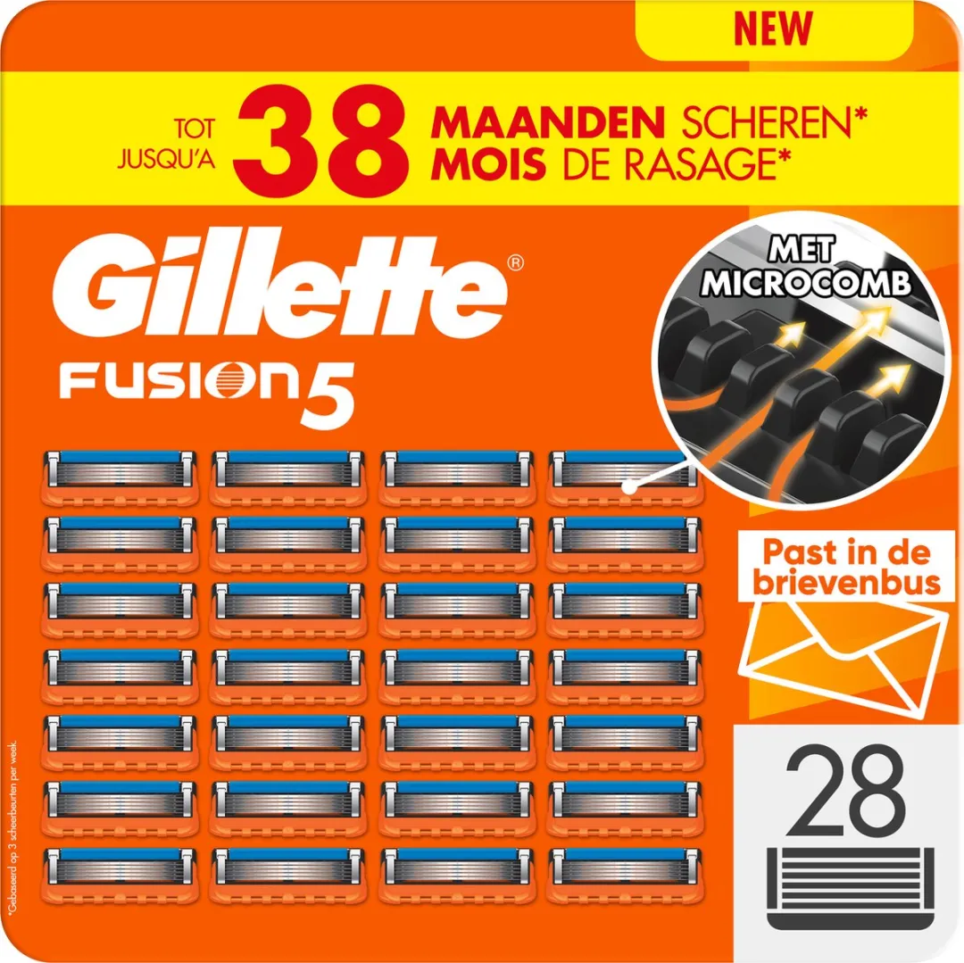 Gillette Fusion5 Scheermesjes 28 Stuks