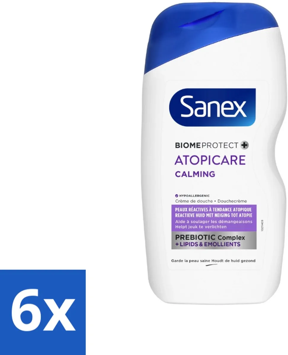 Sanex BiomeProtect Dermo Douchecrème 400ml - 2400ml (6x400ml)